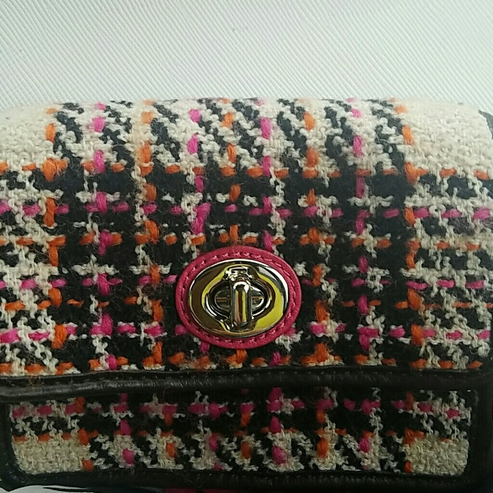 Coach mini plaid crossbody